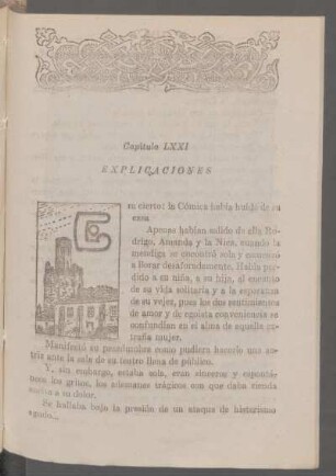 Capítulo LXXI - Explicaciones