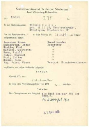 Genz, Wilhelm