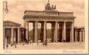 Ansicht des Brandenburger Tores, Berlin