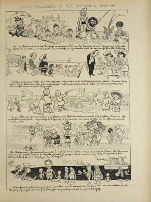 Les Plages et la mode, par Fernand Fau