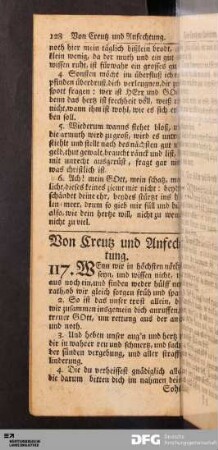 Von Creutz und Anfechtung.