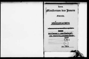 Bestimmung der zuständigen Feststellungsbehörden für die Bearbeitung von Entschädigungsanträgen