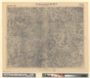 Einheitsblatt 1:100 000 : [Deutschland], 57,D = 462/463/487/488. Fulda - Geisa - Schlüchtern - Gersfeld