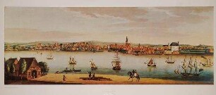 Ansicht von Kiel vom Sandkrug aus gesehen