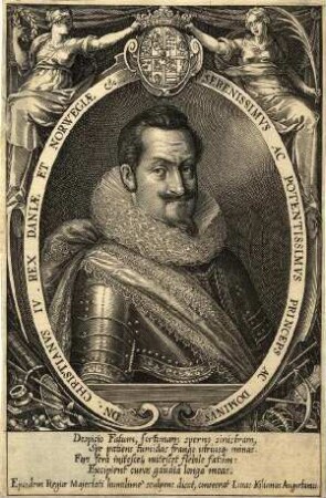 Bildnis von Christian IV. (1577-1648), König von Dänemark