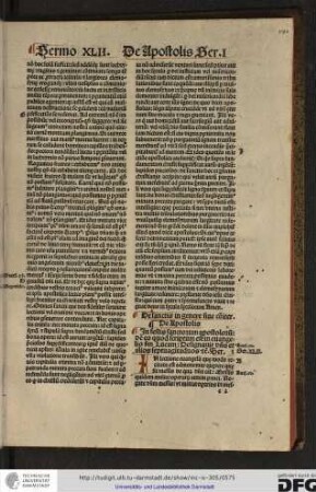 In lectione evangelii que modo recitat est admonemur querere que sit messis de qua dominus ait...
