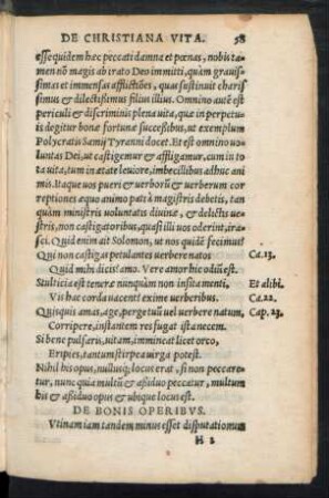 De Bonis Operibus.