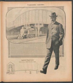 Ingeniero Frank Foster, gerente del Ferrocarril del Oeste - [Retrato] : Transeúntes conocidos