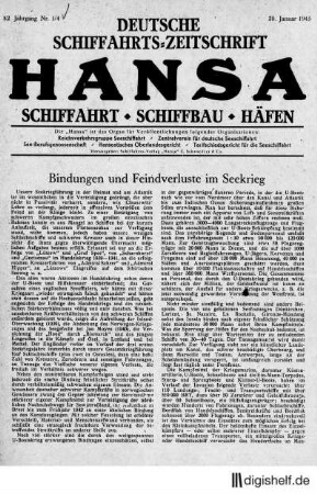 1945: 82. Jahrgang