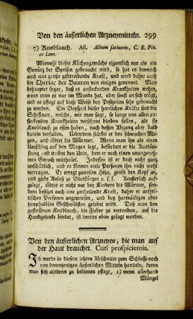 Von den äußerlichen Arzneyen, die man auf der Haut brauchet