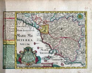 Das Gros Hertzogthum Florentz und die Republic Lucca ; gestochen und zu finden bey Johann George Schreibern in Leipzig