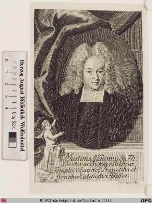 Bildnis Martin Chladni (lat. Chladenius)