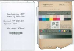 Entnazifizierung Wilhelm Wehmeyer , geb. 03.05.1904 (Verw.Angestellter)