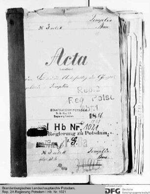 Bau und Unterhaltung der Gerichtsgebäude in Templin