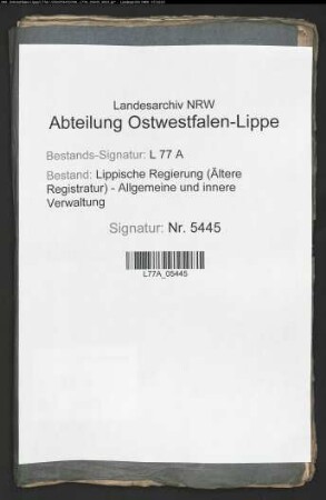 Unterstützung der Luise Fahrenkamp zu Bösingfeld