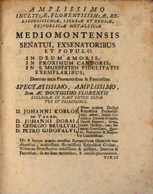Exercitatio theol. de auri generatione, locis, nominibus, generibus, atque allegorica eorum significatione