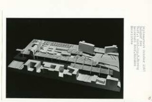 Bahnhof Zoo, Berlin-Charlottenburg (Diplomarbeit bei Bernhard Hermkes): Modellfoto