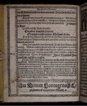 Am Dritten Sontage nach Epiphania/ Evangelium Matth. 8.