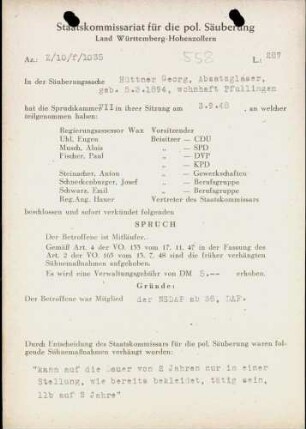 Hüttner, Georg