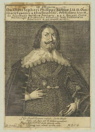 Bildnis des Christophorus Philippus Richter