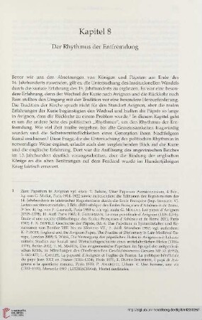 Kapitel 8: Der Rhythmus der Entfremdung