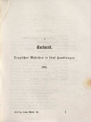 Dramatische Werke, 3