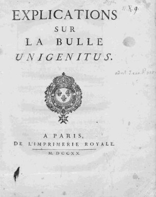 Explications Sur La Bulle Unigenitus