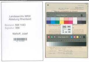 Entnazifizierung Josef Niehoff , geb. 02.03.1908 (Angestellter)