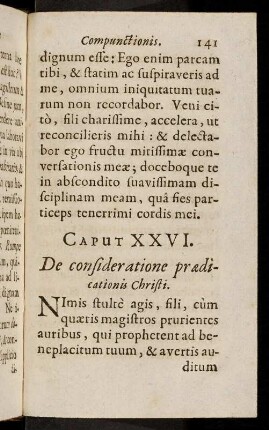 141-169, Caput XXVI. - XXX.