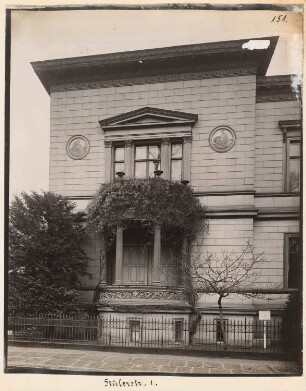 Villa Blanckertz Stülerstraße 1, Berlin-Tiergarten: Detail (aus: Julius Kohte, Alt-Berlin, Bauwerke in Berlin und Charlottenburg, aufgenommen 1907-1914)