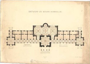 Grässel, Hans; Kurhalle - Grundriss