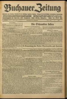 Buchauer Zeitung Volksblatt vom Federsee : Amtsblatt für die städt. Behörden Buchaus