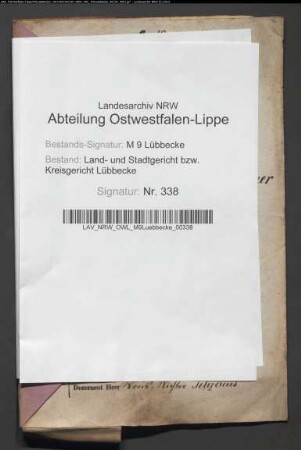 Erblasser: Becker, Christian Friedrich: