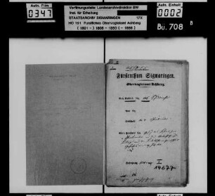 Dienstverhältnisse des Lehrers Johann Georg Zirn in Esseratsweiler