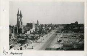 Das zerstörte Magdeburg