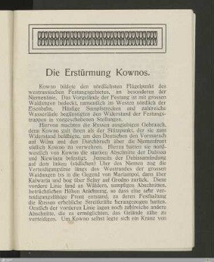 Die Erstürmung Kownos