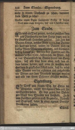 Zum Elende