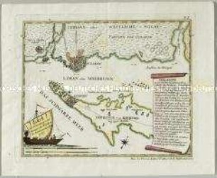 Carte der Landung und Attaque der Türken bei Kinburn den 12.ten Oct. 1787.