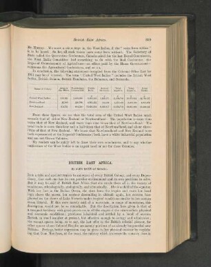 British East Africa.