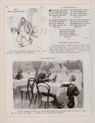 "Zur Biereinschränkung" "Trost"