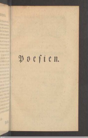 Poesien.