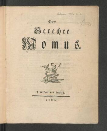 Der gerechte Momus