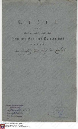 Zahrt, Friedrich, Hofschauspieler in Darmstadt