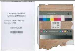 Entnazifizierung Else Moeller , geb. 09.10.1902 (Buchhalterin)