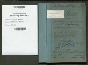 Erdmenger, Georg Otto geb. 20.12.1824; Bergassessor; ausgeschieden 1864; Personalakte