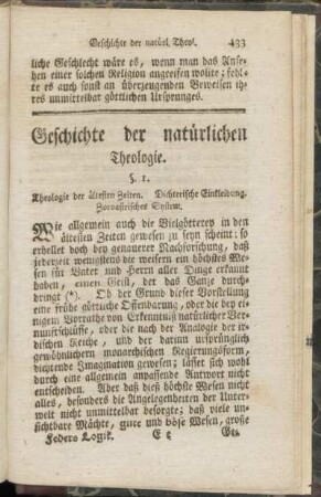 Geschichte der natürlichen Theologie
