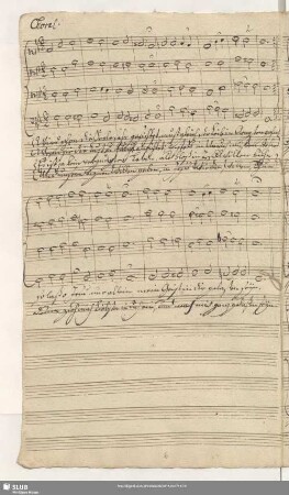 Choral: Wird schon die Seele sehr gesichtet