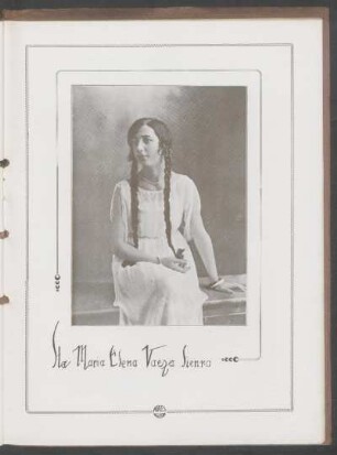 [Fotografía de] Sta. Maria Elena Vaeza Sienra