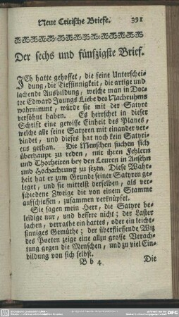 Der sechs und fünfzigste Brief