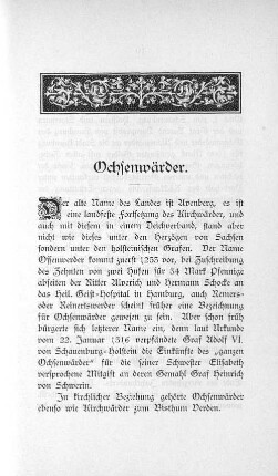Ochsenwärder.